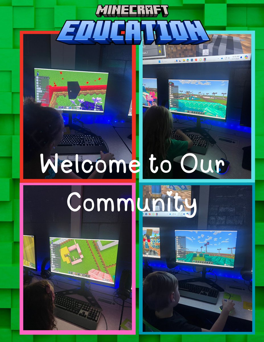 Erin Thomas (@erinathomas14) on Twitter photo <a href="/DCPSMinecraft/">DCPS_Minecraft Lab</a> back at it! Kinder. students from <a href="/DuvalSchools/">DCPS</a> Hendricks Elem. came and collaborated in <a href="/PlayCraftLearn/">Minecraft Education</a> Welcome to the Community world. These kids are a HUGE reminder that when we come together as one, it is harder to "break" us. #MinecraftEdu #GameBasedLearning <a href="/DCPSMinecraft/">DCPS_Minecraft Lab</a> back at it! Kinder. students from <a href="/DuvalSchools/">DCPS</a> Hendricks Elem. came and collaborated in <a href="/PlayCraftLearn/">Minecraft Education</a> Welcome to the Community world. These kids are a HUGE reminder that when we come together as one, it is harder to "break" us. #MinecraftEdu #GameBasedLearning