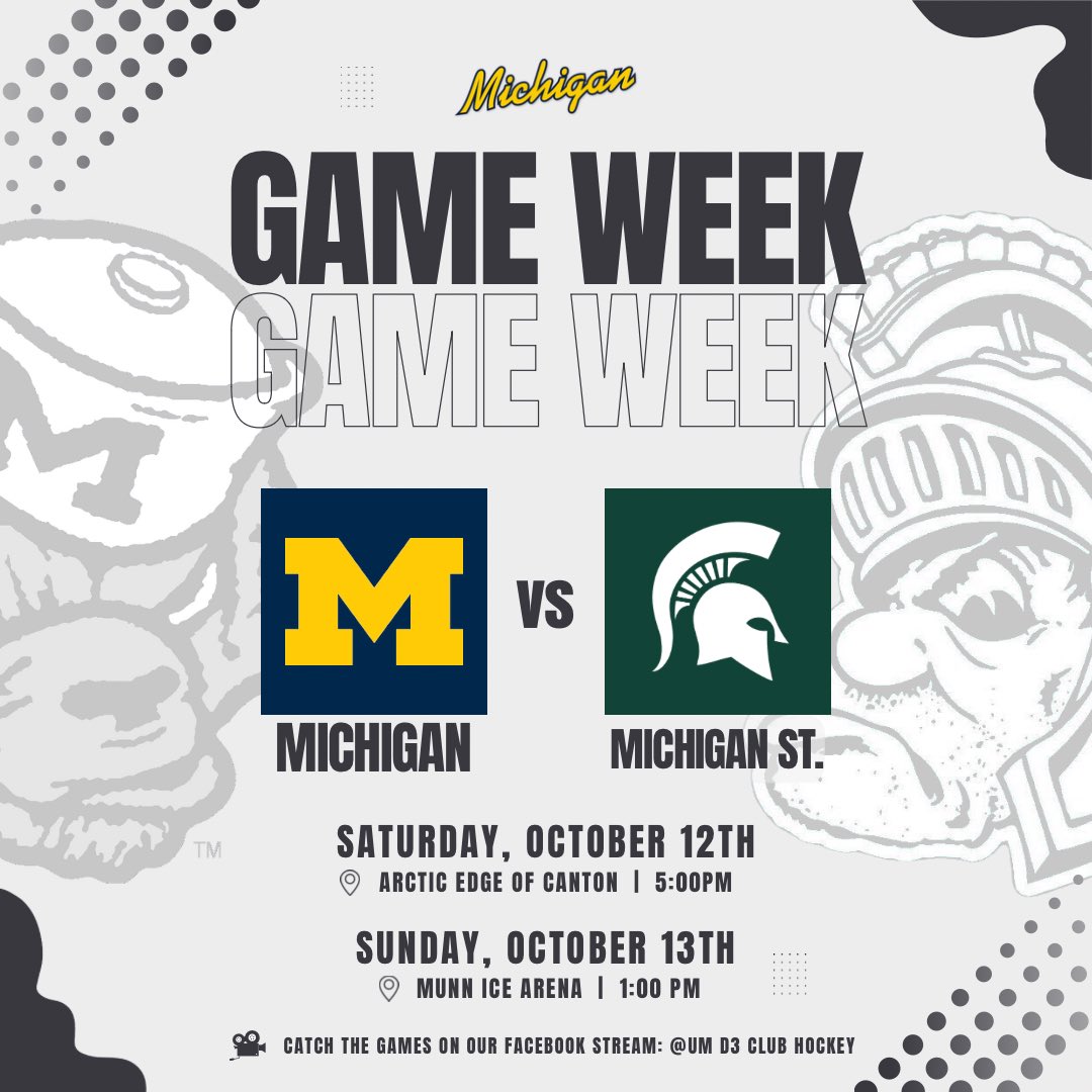 Kicking off October with a sibling rivalry! 

#GoBlue〽️