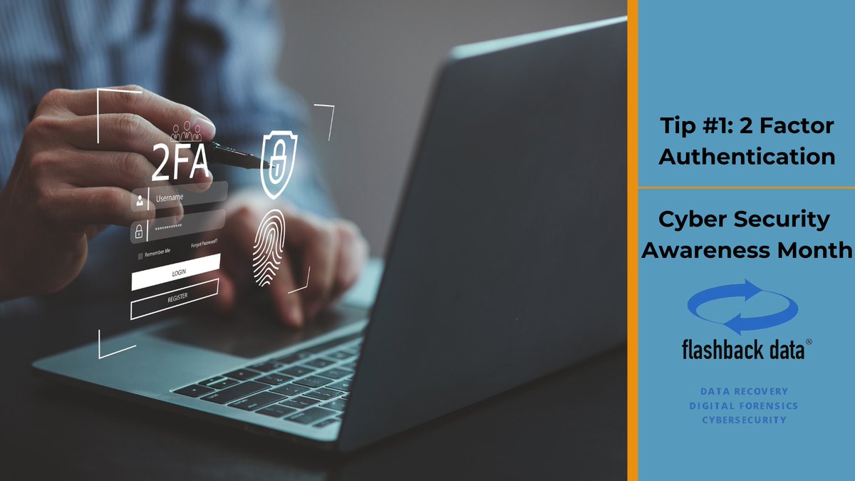 flashbackdata's tweet image. Welcome to our 4 week series of Cyber Security Awareness Month Tips!
Today's tip covers Two-Factor Authentication. Check out our article to learn more.
linkedin.com/posts/flashbac…
#datarecovery #digitalforensics #DFIR #cybersecurity #incidentresponse #2FA