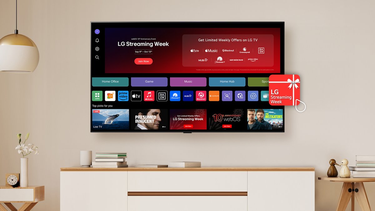LGUS's tweet photo. Last Chance to Join #LGStreamingWeek!
Get Limited Weekly Offers like 30 days of free Crunchyroll.
Just open the LG Streaming Week app or visit https://t.co/iPsx4LMGdD https://t.co/ilY4FA6Fyh