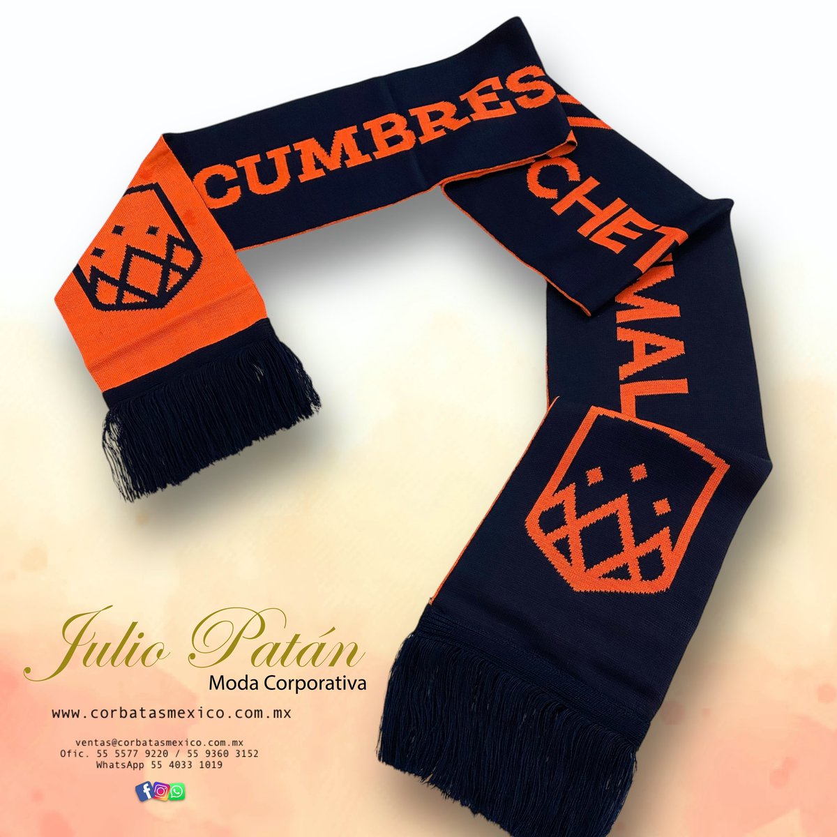CorbMex's tweet photo. Bufanda personalizada de una vista, tejida a 2 colores 🧡🤩 Escríbenos, trabajamos propuestas para tu colegio 🎨🖌️🧑🏻‍🎨

#bufanda #JulioPatán #JulioPatánModaCorporativa #hechoenmexico #bufandastejidas #bufandaspersonalizadas #bufandacontulogo #uniformes #foulard #bufandas https://t.co/hF3wF1etrN