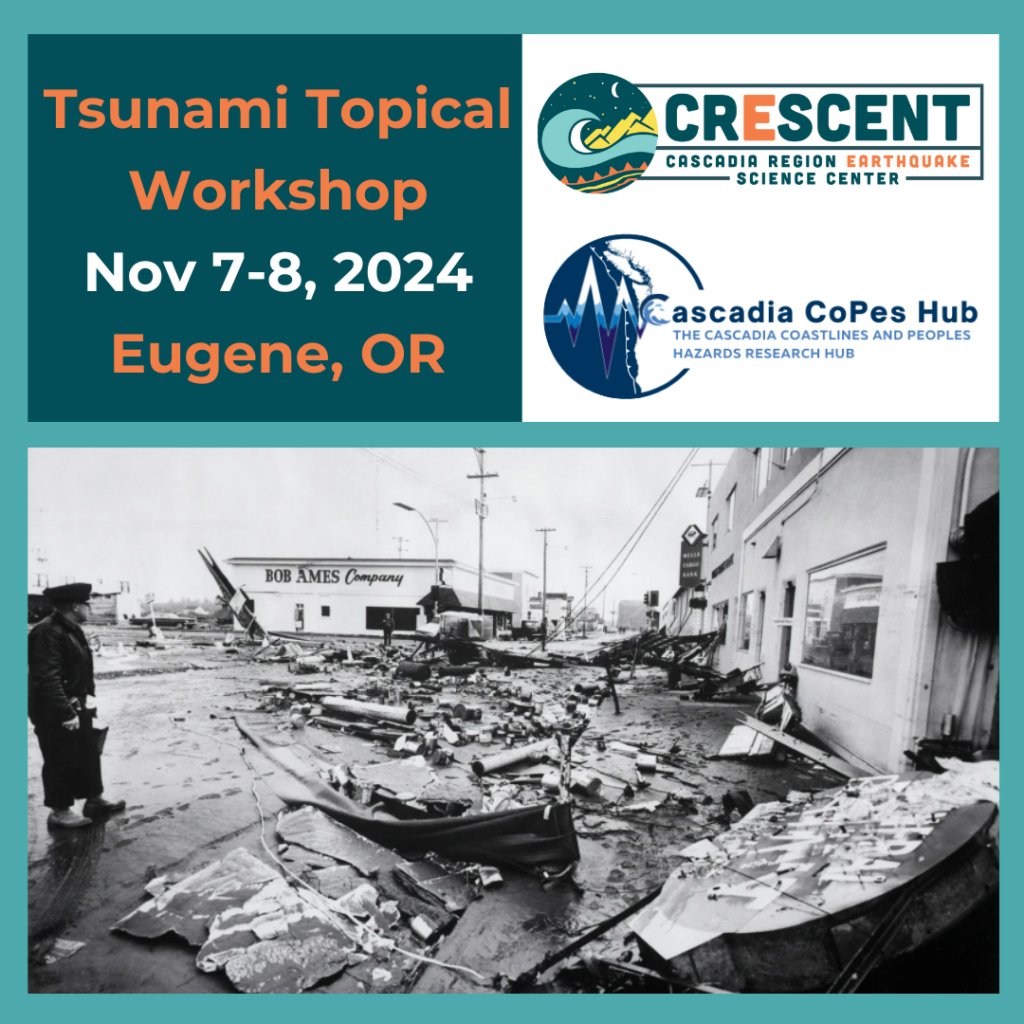 Join us! From Hazard to Risk: The Science of Planning for Future Tsunamis. Register to watch online shorturl.at/p9NXA