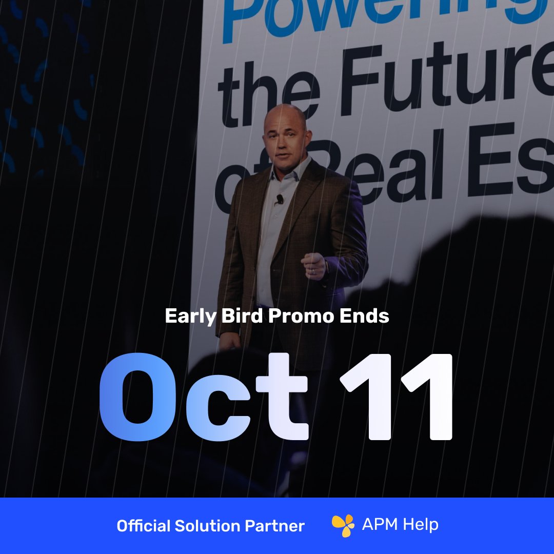 APMHelp's tweet image. Reminder: Early Bird Promo Ends October 11! 💸

Don’t miss your chance to save on your FUTURE conference by AppFolio ticket! Register now and get $100 off before the offer ends.
Comment below to get the code!

#futureconference