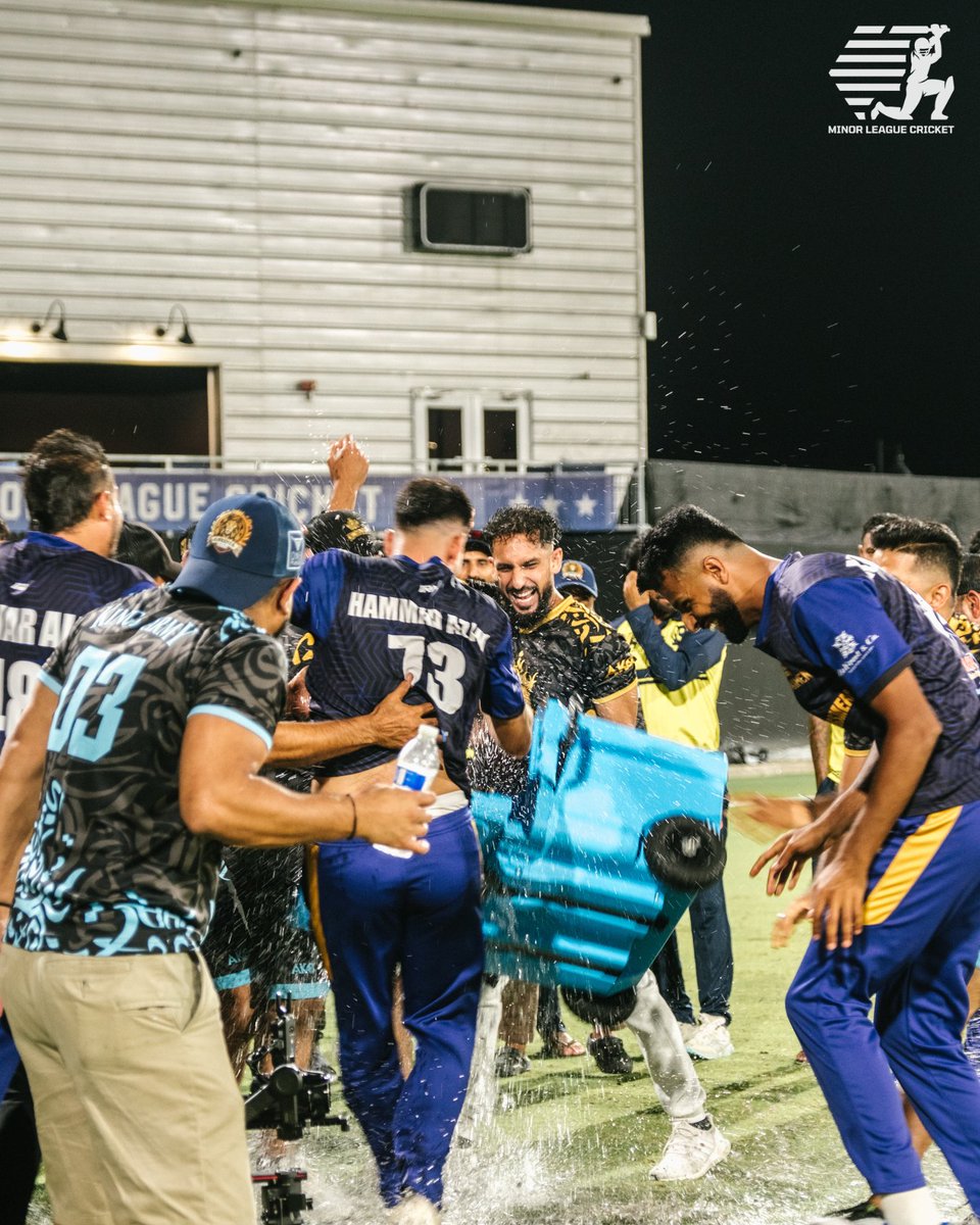 𝑪𝒍𝒂𝒔𝒔𝒊𝒄 💦 

ICYMI Chicago Kingsmen have been crowned the 2024 #MinorLeagueCricket Champions 😍 🎉 🏆