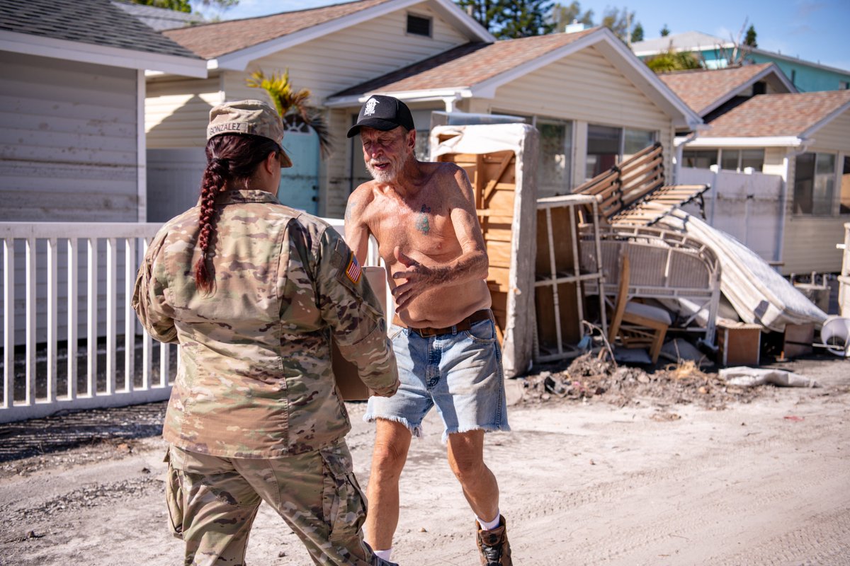 National Guard (@usnationalguard) on Twitter photo As National Guardsmen from 18 states continue to support #Helene relief efforts, <a href="/FLGuard/">FloridaNationalGuard</a> members are also preparing for Hurricane #Milton’s anticipated landfall. The National Guard stands Always Ready, Always There to support federal, state and local response efforts. As National Guardsmen from 18 states continue to support #Helene relief efforts, <a href="/FLGuard/">FloridaNationalGuard</a> members are also preparing for Hurricane #Milton’s anticipated landfall. The National Guard stands Always Ready, Always There to support federal, state and local response efforts.