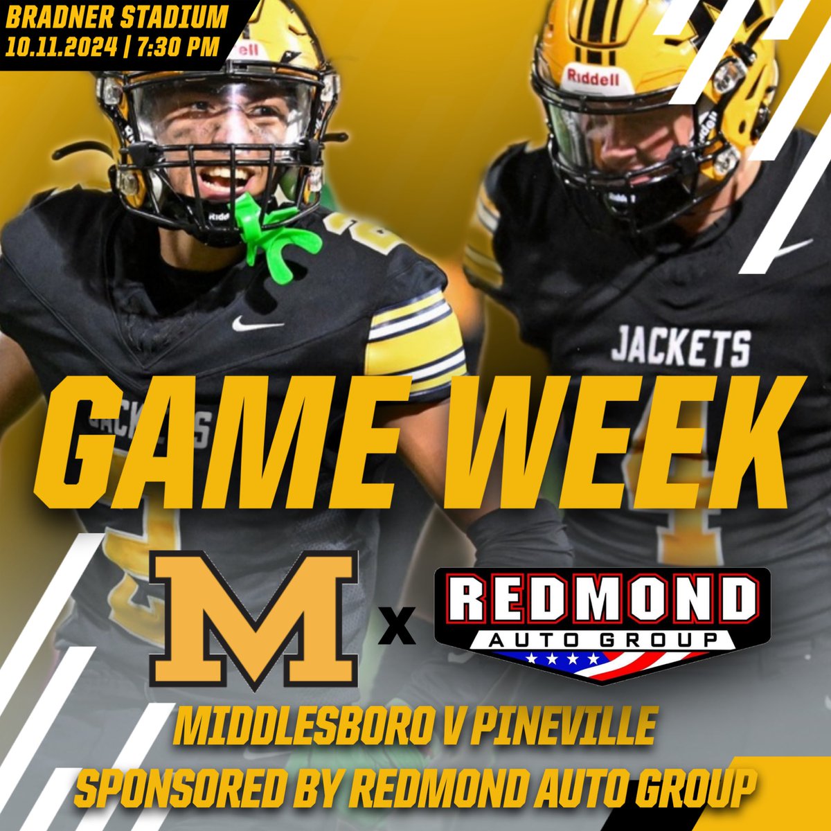 Senior night this Friday! 

Go Jackets!