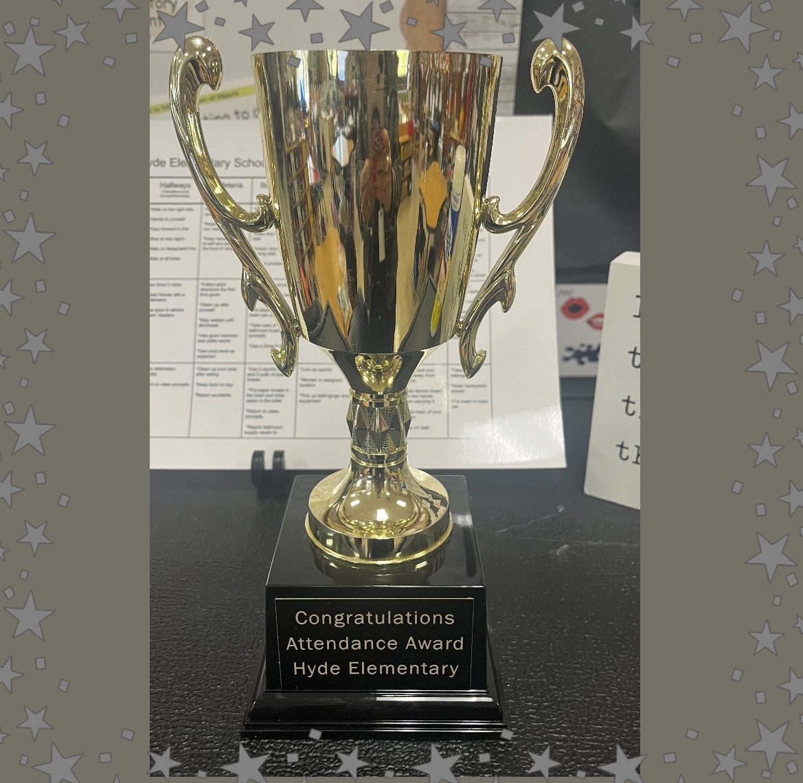 bswallner's tweet photo. Hyde Kindergarten had the highest attendance percentage for September at 96.3%!  @HydeKindergart1 @HydeElem @HydePrincipal  #AttendanceMatters #MissionPossible #GoWarriors https://t.co/oHt0z2jfi9