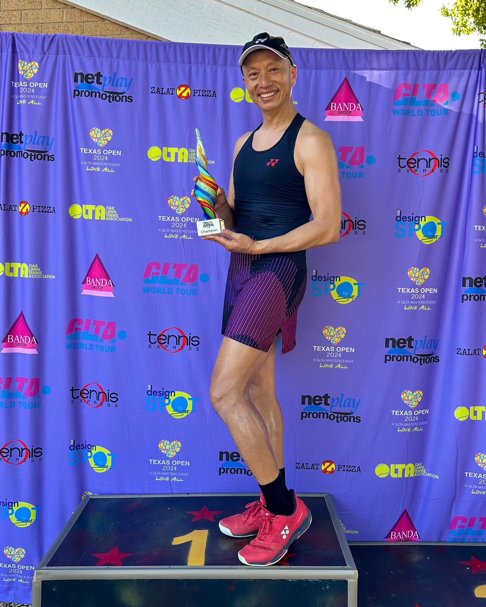 tennisbumdavid's tweet photo. Texas Open 2024 - a Masters Series Event, Open Singles 40+ Champion! 🥇 @GLTAWorldTour https://t.co/B4typSZJ2o