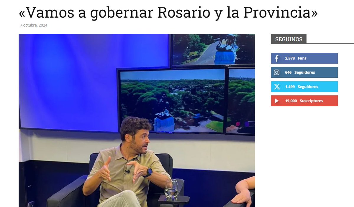 🗣️"Desde Rosario demostramos que, sin ser gobierno, se pueden resolver problemas reales" <a href="/juanmonteverde/">Juan Monteverde</a> 

💻 ruedadeprensa.com.ar/2024/10/07/vam…