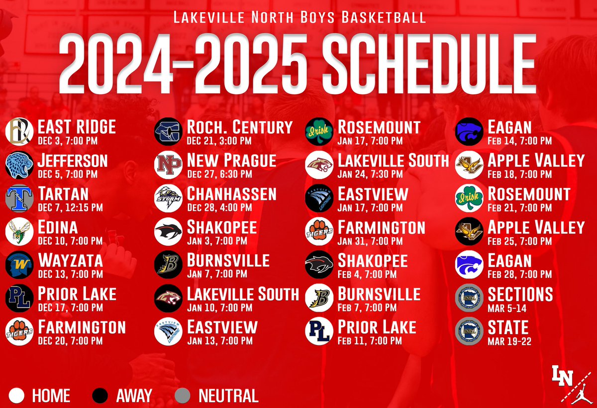Our 2024-2025 varsity schedule is set!

#TPW