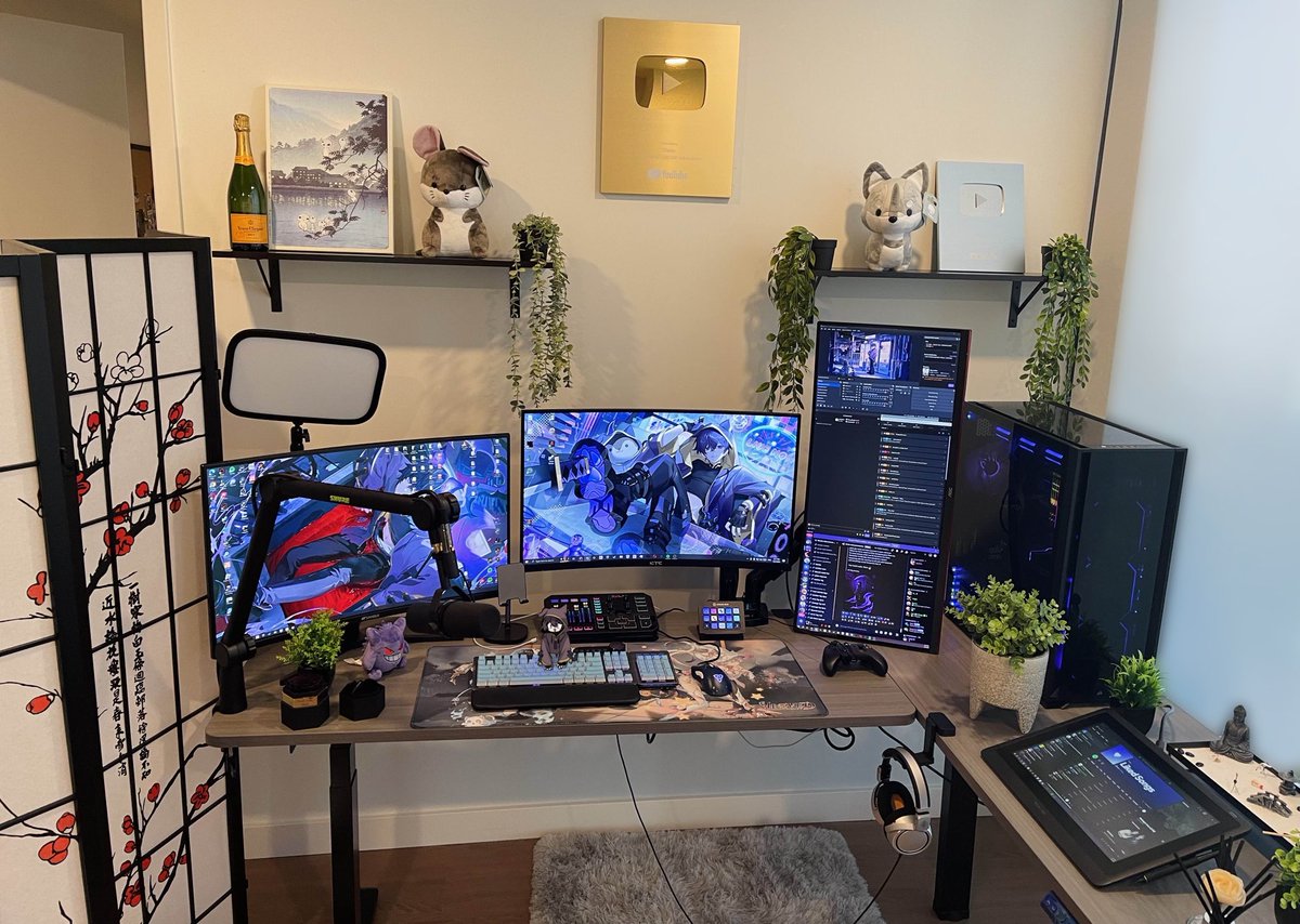 The new PC set up 💜