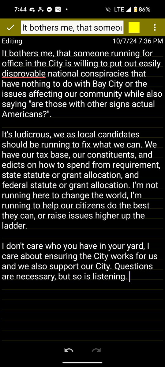 Progress0nly's tweet photo. Just wrote this up as I was listening to my opponent make claims that people who don't agree with him aren't Americans https://t.co/S9f4NLmIhM