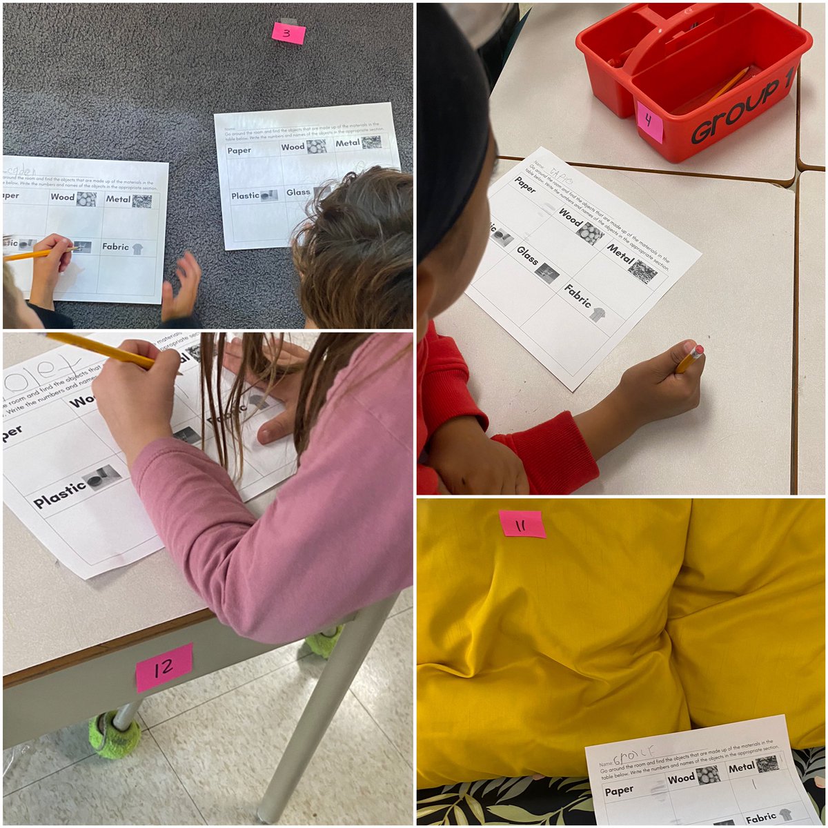 Mrs.Dalrymple (@mrs_dalrymple17) on Twitter photo Today in science we had a material scavenger hunt. Matching the object to the right material. #ocsbScience <a href="/StMaryOCSB/">St. Mary School</a> Today in science we had a material scavenger hunt. Matching the object to the right material. #ocsbScience <a href="/StMaryOCSB/">St. Mary School</a>