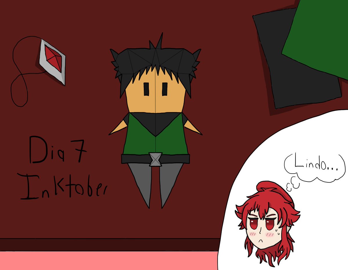 Menos mal este si lo pude acabar XD Este es el 7mo dibujo de mi Inktober personal, nuevamente usando OCs mios. Espero les guste #inktober2024 #dibujodigital