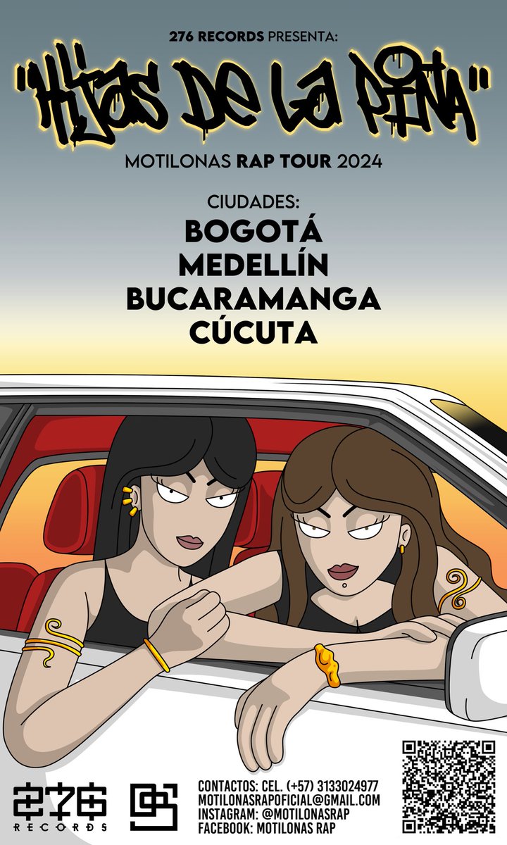 ⚡️ 𝐆𝐈𝐑𝐀 𝐍𝐀𝐂𝐈𝐎𝐍𝐀𝐋 𝐇𝐈𝐉𝐀𝐒 𝐃𝐄 𝐋𝐀 𝐏𝐈Ñ𝐀 🔥

¡Bogotá, Medellín, Bucaramanga y Cúcuta, prepárense!

🎤 Hijas de la Piña vienen a dejarlo todo.
📅 Las fechas se revelan pronto.
🎟️ No te quedes afuera de este tour que va a romper la escena.

Arte Og Lee