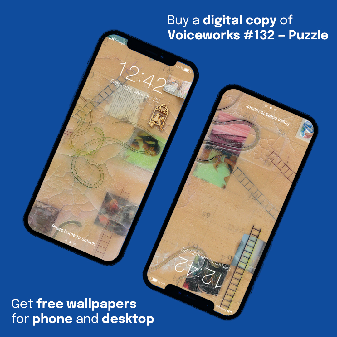 Express Media (@express__media) on Twitter photo Time to bedazzle your tech with the power of youth literature! 💻
Purchase a digital version of <a href="/VoiceworksMag/">Voiceworks</a> issue 132 'Puzzle' (just $8!) and get a pair of gorgeous high-res wallpapers of Kaijern Koo's cover artwork for FREE 🪜🐍
expressmedia.org.au/store/p/voicew… Time to bedazzle your tech with the power of youth literature! 💻
Purchase a digital version of <a href="/VoiceworksMag/">Voiceworks</a> issue 132 'Puzzle' (just $8!) and get a pair of gorgeous high-res wallpapers of Kaijern Koo's cover artwork for FREE 🪜🐍
expressmedia.org.au/store/p/voicew…