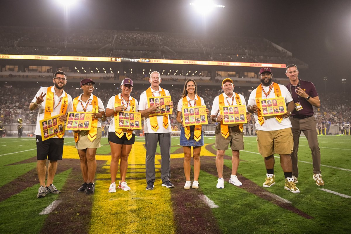 Legendary Status 🫡

<a href="/SunDevilWGolf/">Sun Devil W. Golf</a> National Champion Azahara Munoz was honored at halftime of <a href="/ASUFootball/">Sun Devil Football</a>’s win over Kansas as part of the 2024 <a href="/TheSunDevils/">Arizona State Sun Devils</a> Hall of Fame Class 😈

<a href="/AzaharaGOLF/">Azahara Munoz</a> /// #SunDevilForLife