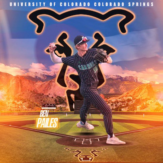Congratulations to Senior Infielder Ben Pailes for signing with The University of Colorado - Colorado Springs.   Dragon Nation is so happy for you and excited for your future!