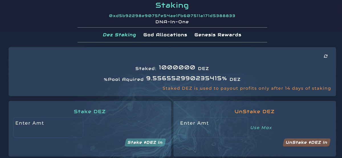 Just hit 1 million $Dez staked on the <a href="/DNARacing2023/">DNA Racing</a> platform. A good portion of this stake is from paid/tourney race winnings from DNA. Next stop 2 million. <a href="/Spotonparts/">DanShan</a>