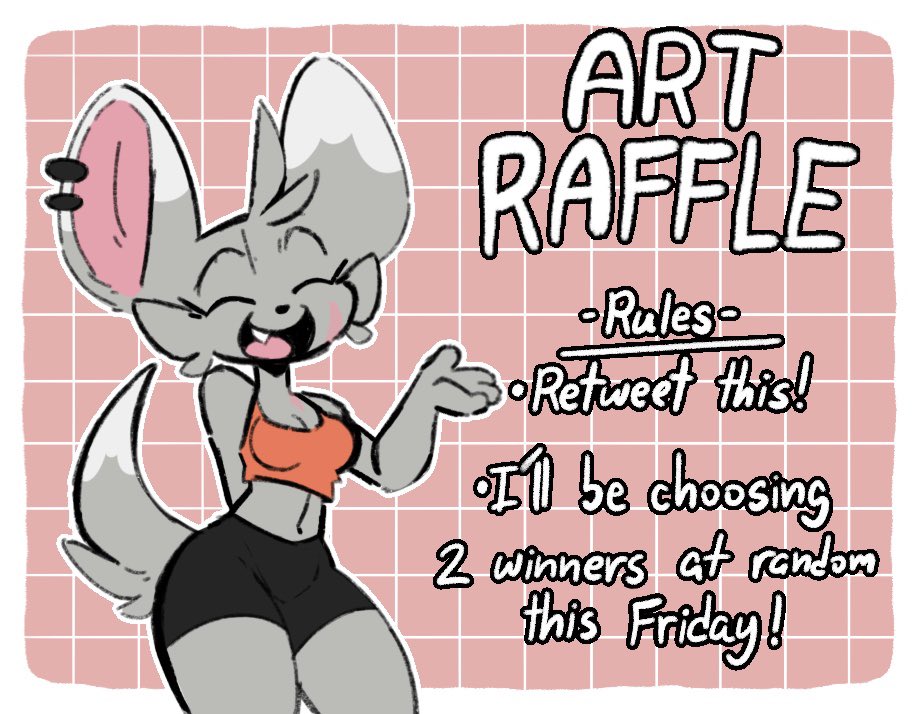 zouldoodles's tweet image. ✨Art Raffle for reaching 1K followers!✨
 (Now at over 2K 💀)

The 2 winners will get a full body flat color piece of any oc of yours!
