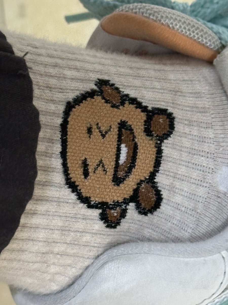 yoonkimin777's tweet photo. “ang cute naman ng socks mo, doc. potato corner.”

hindi yan potato corner. si shooky yan. 😭 https://t.co/jk4lCSnJMK