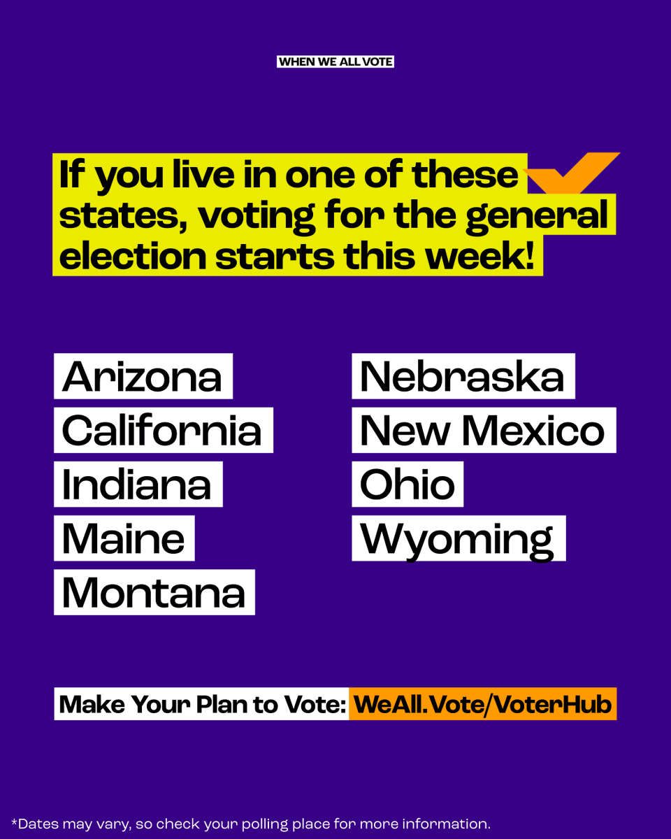 When We All Vote tweet media