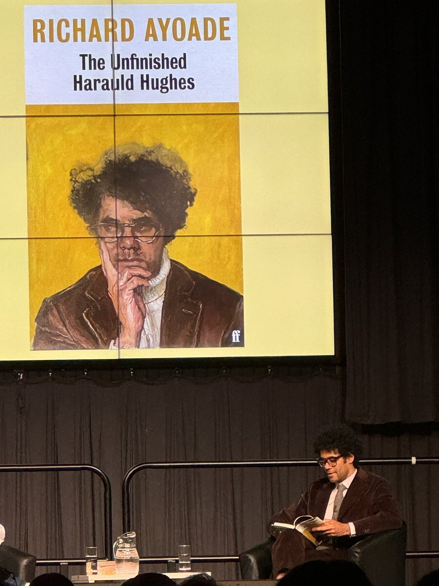 Dr. Alison Gibbons (@alteralison) on Twitter photo Really enjoyed hearing <a href="/RichardAyoade/">RICHARD AYOADE</a> talking about The Unfinished Harauld Hughes at <a href="/otsfestival/">Off the Shelf Festival of Words</a> this evening. He described it as a mockumentary but I’m wondering if (& hoping) it can be classed as autofiction. Leaving with a signed copy so I’m looking forward to finding out! Really enjoyed hearing <a href="/RichardAyoade/">RICHARD AYOADE</a> talking about The Unfinished Harauld Hughes at <a href="/otsfestival/">Off the Shelf Festival of Words</a> this evening. He described it as a mockumentary but I’m wondering if (& hoping) it can be classed as autofiction. Leaving with a signed copy so I’m looking forward to finding out!