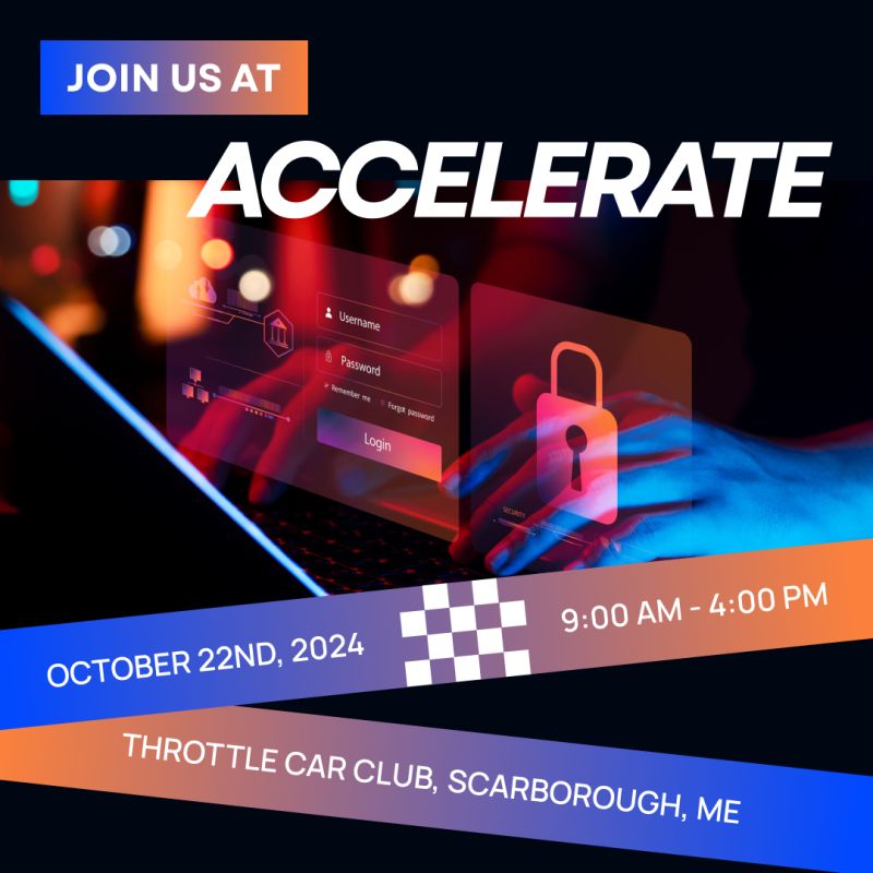Join our portfolio company Defendify @ Accelerate, a new cybersecurity conference happening on 10/22/24 in Scarborough Maine.  defendify.com/accelerate/