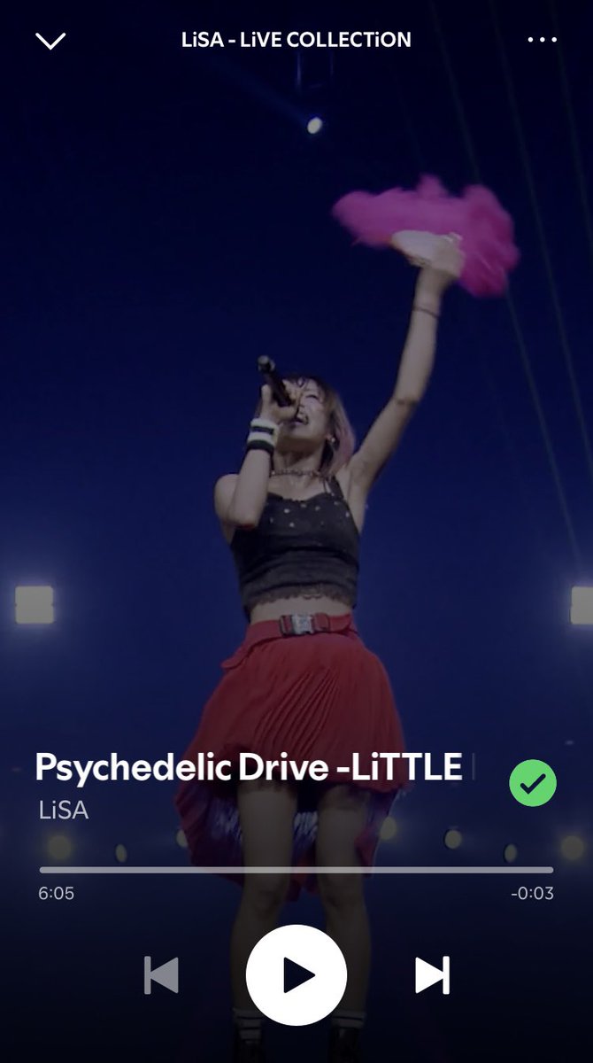 PnNljuTB9bLHgJv's tweet photo. おはようございます☀
今朝のお目覚めの1曲は、LiSAさんの「♪Psychedelic Drive~LiTTLE DEViL PARADE LiVE ver.~」💃🪭
今日も一日よろしくお願いします🙇♂️
今日もいい日だっ!
#Spotify
#LiSA #PsychedelicDrive
#LiSAッ子と繋がりたい https://t.co/UnzcnBXo0L