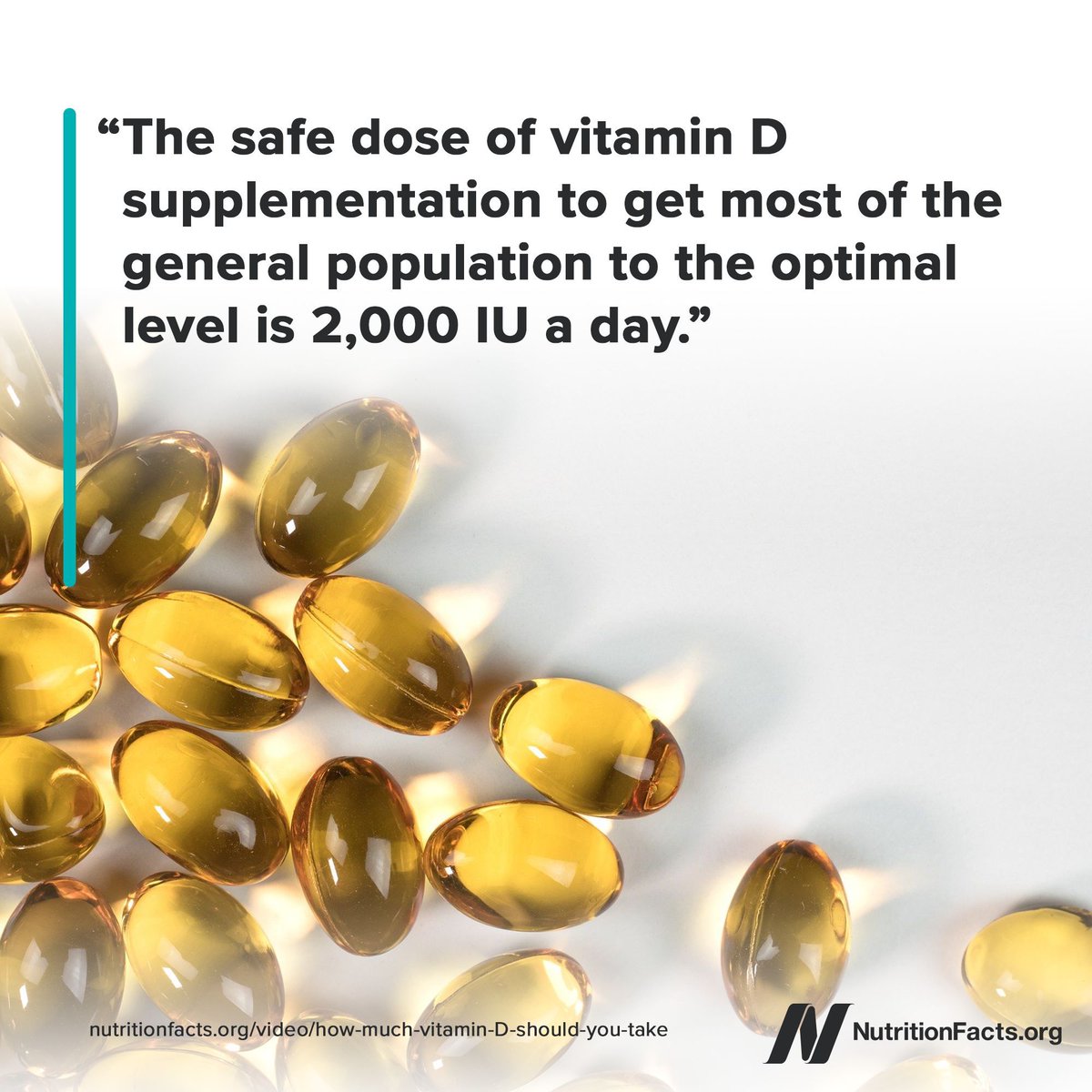 nutrition_facts's tweet photo. An updated meta-analysis shows that as population vitamin D levels go up, mortality appears to go down and stay down. https://t.co/sA06cXno8a What about getting vitamin D from the sun? What are the risks and benefits of sensible sun exposure? https://t.co/wL641p2NvF https://t.co/kYcJKTfIPx