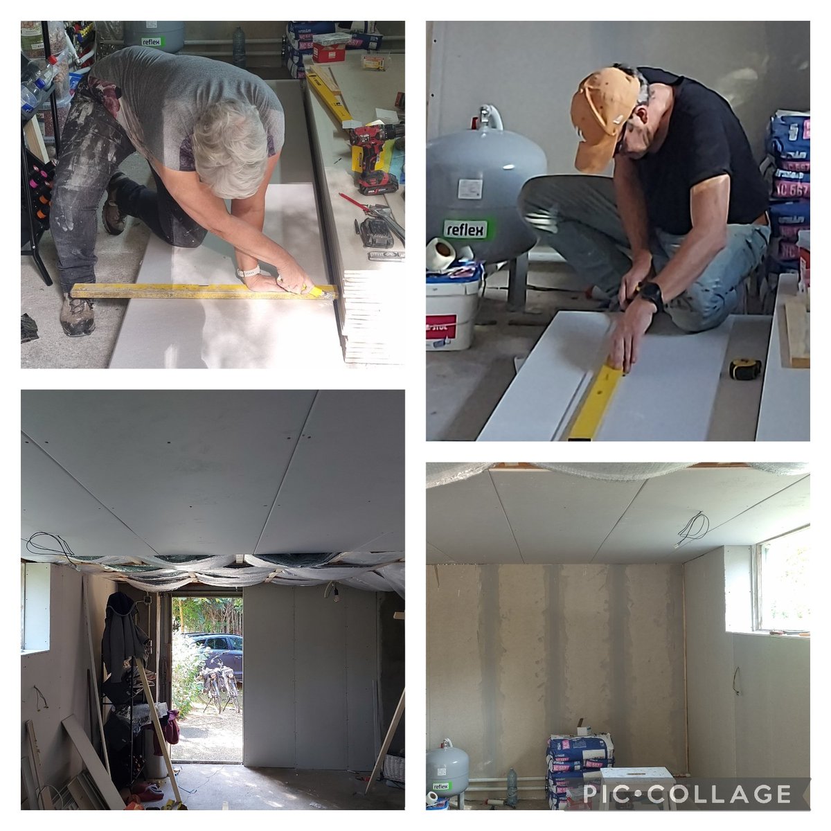 MeegdesM's tweet photo. Meten is weten, garage in opbouw. Samen aan de klus met @jaccobezuijen https://t.co/Ro3mQ5ithj