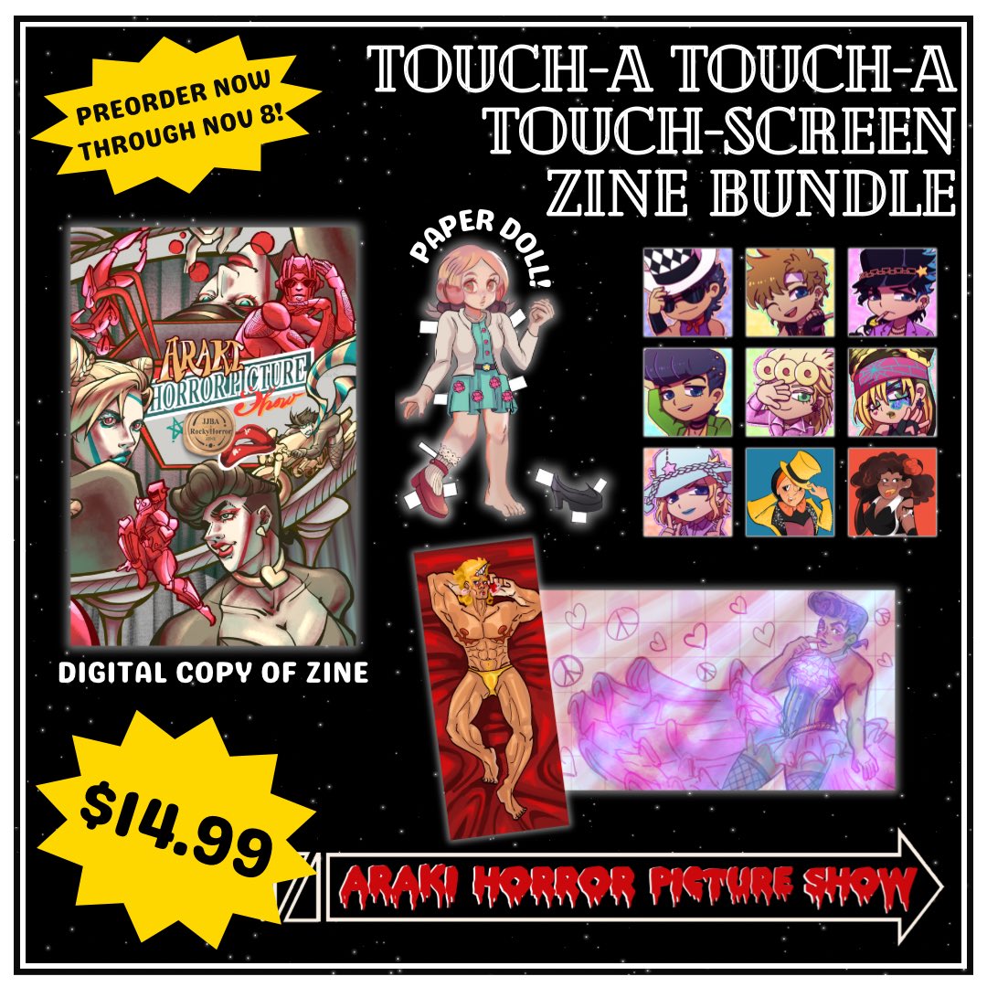 👄Bundle Spotlight👄
For our first spotlight, we’d like to introduce you to our digital bundle, Touch-A, Touch-A, Touch-Screen!
See what this bundle has to offer in the thread below.
🌟Preorders are open through November 8th!🌟