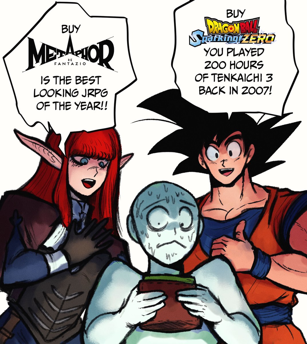 Both Metaphor and Sparking Zero are released this week. No matter which one you play, I hope you have fun.

(I bought Sparking Zero, btw)