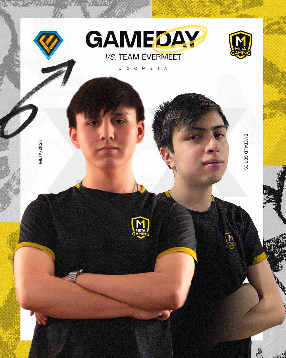 ¡Cuartos de final en la #EmeraldSeries!
<a href="/TeamEvermeet/">Evermeet</a> , ¿Listos para divertirse? 😼

Nos vemos en la grieta 🔥

#GoMeta〽️