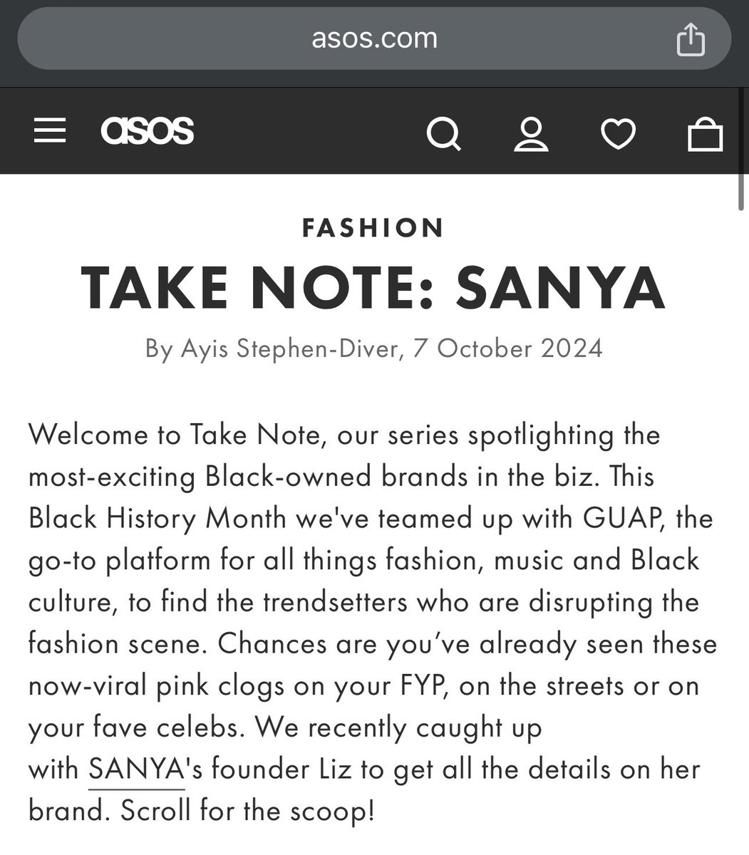 lizsanyaa's tweet photo. Dropped the clogs less than a month ago- and today I’m on ASOS. God is real. https://t.co/jT0yjjcikJ