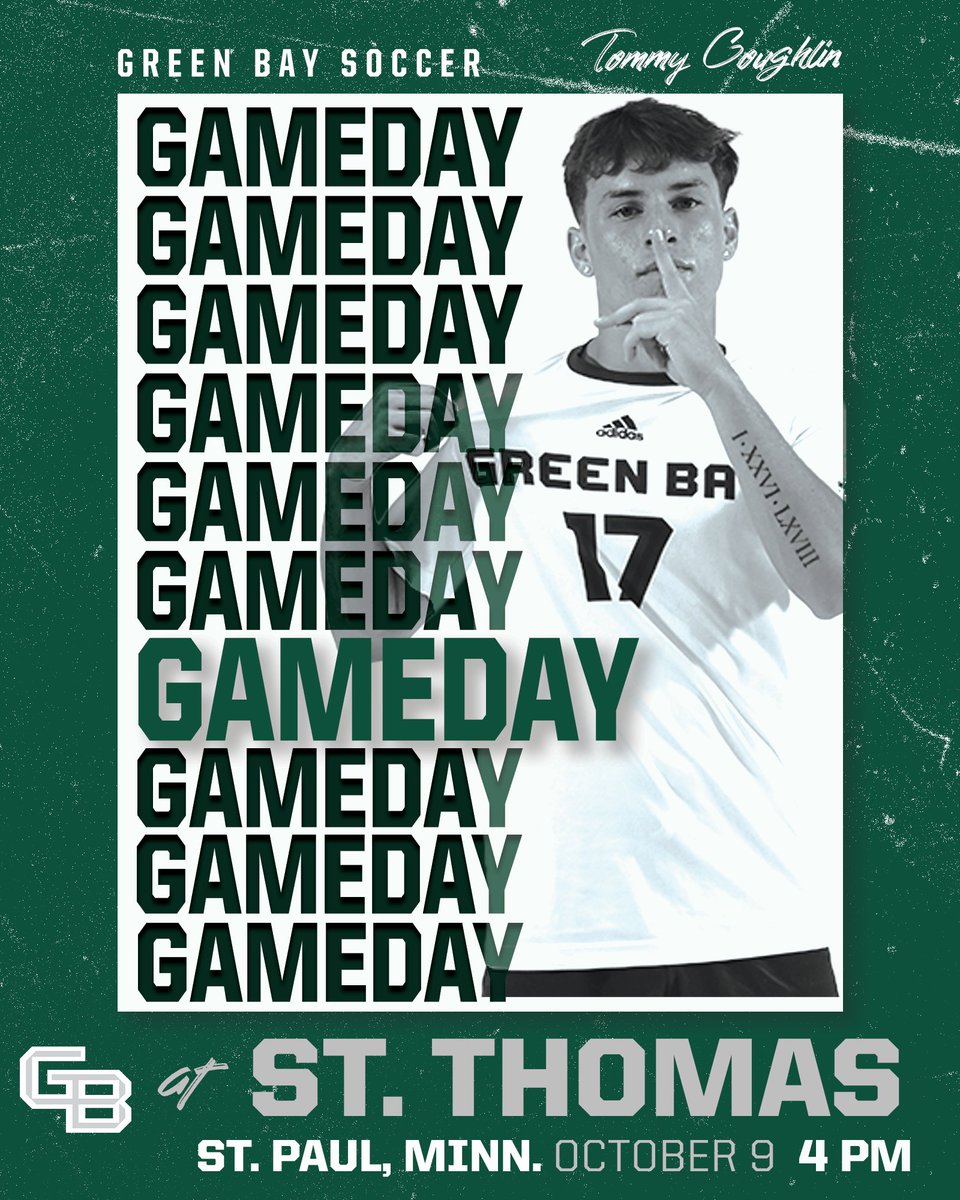 gbphoenixmsoc's tweet image. Taking on the Tommies (not our Tommy) 😉

🆚 St. Thomas
🏙️ St. Paul, Minn.
🏟️ South Soccer Field
⏰ 4 PM
📺 Tommies All-Access | shorturl.at/iJ11z
📊 shorturl.at/97xFm

#RiseWithUs