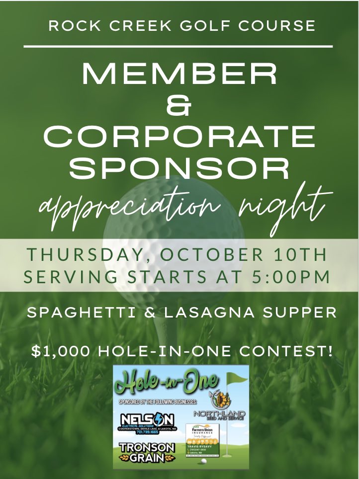 Rock Creek Clubhouse (@rockcreekgolf1) on Twitter photo 