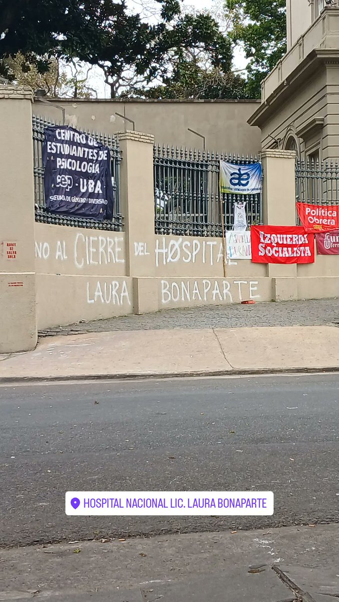 No al cierre del hospital laura bonaparte