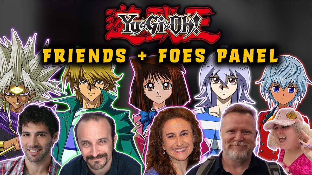 The Friends and Foes Panel from Yu-Gi-Oh! day 2024 is now live! 

(youtu.be/FbNucr3eaXA?si……)

Thank you so much to Amy Birnbaum, Ted Lewis, <a href="/waynegraysonva/">Wayne Grayson</a>  <a href="/JonathanToddRos/">Jonathan Todd Ross</a> and <a href="/JSilv_VO/">🐍Jen S(EEL)verman !!!New Demos!!! 🐍</a>!

Panel hosted by @dickbats0715! 

#Yugioh