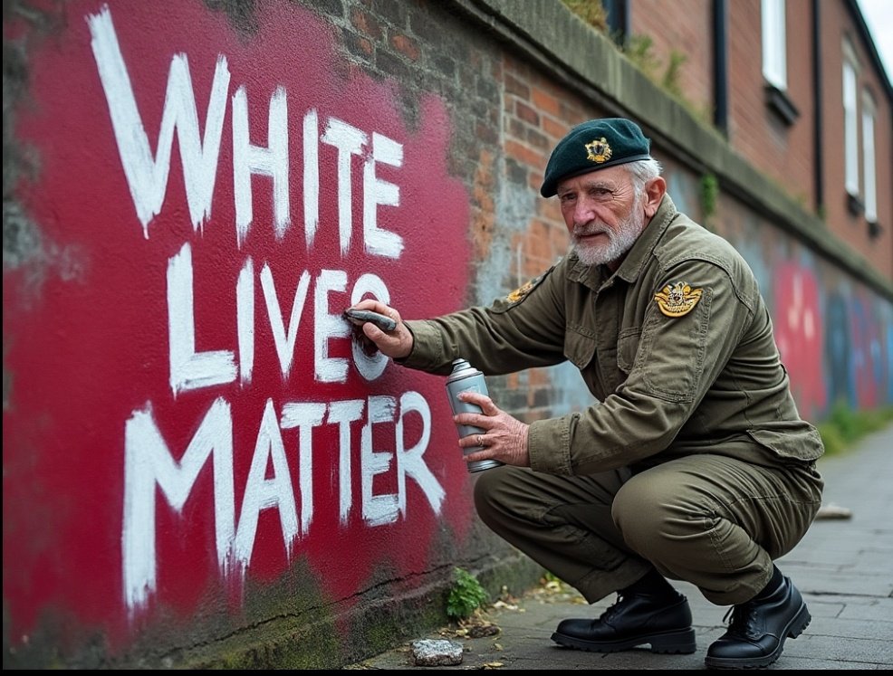 This is Britain 🇬🇧 I refuse to stand by and watch my beloved country be raped and invaded, while being branded racist for speaking out and standing up. If that makes me "Far right" then i will wear my badge proudly 🫡🇬🇧 #Whitelivesmatter #Whoswithme #Fucktheagenda