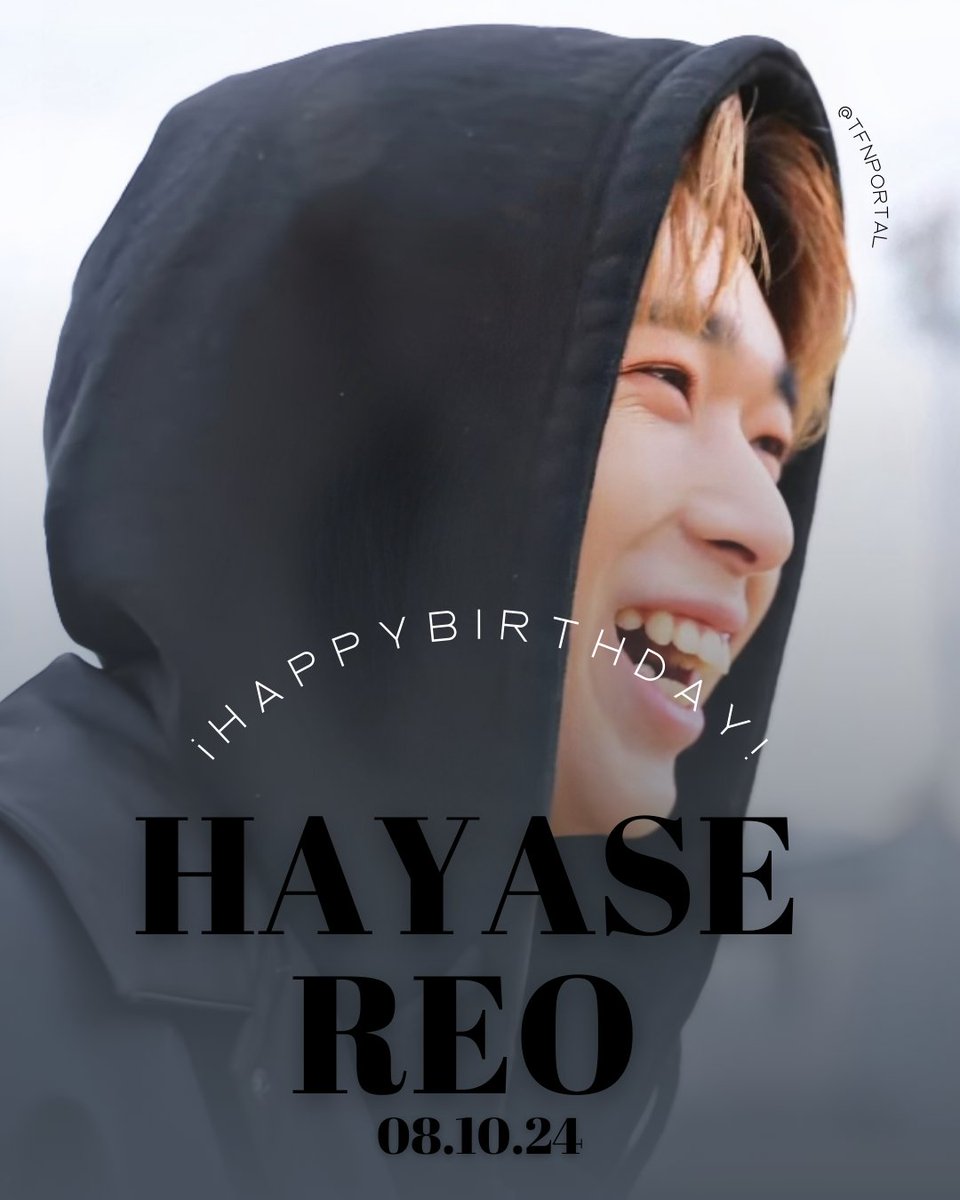 TFNPortal's tweet photo. Feliz cumpleaños a nuestro muy querido Hayase Reo! Nos llena de orgullo. Que esté nuevo año de vida este lleno de momentos preciosos y sueños cumplidos. Te extrañamos y amamos TFN Leo 💙 siempre estaremos apoyándote.

#HappyLeoDay
#HAPPY_LEO_DAY #TFN_FOREVER_WITH_US https://t.co/d1bsEmrWkj