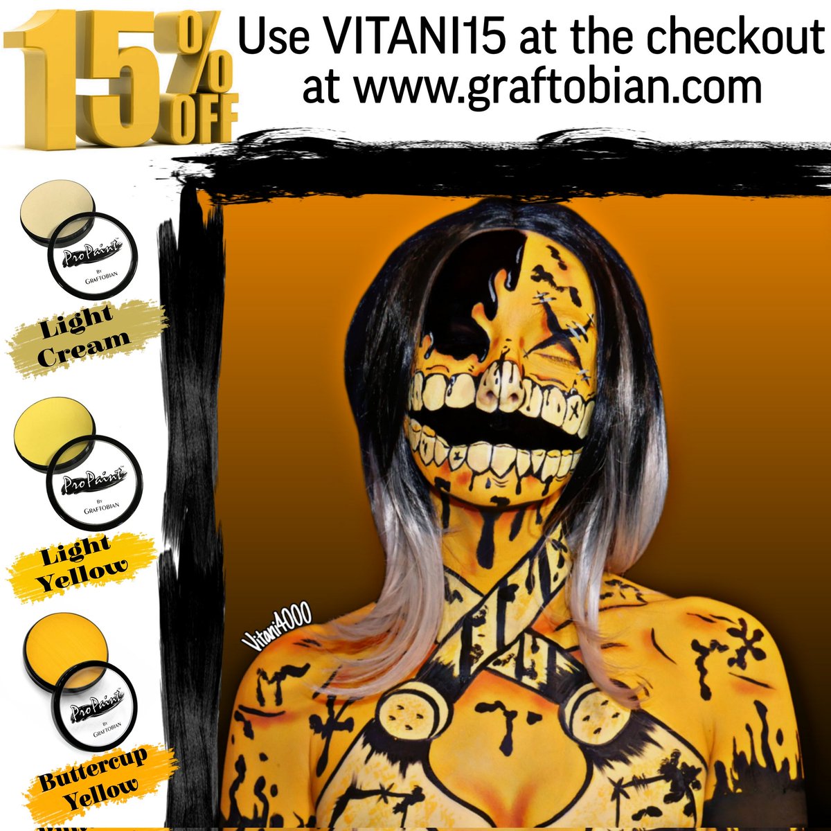 Vitani🇳🇴🇬🇧 Bodypaint artist tweet media