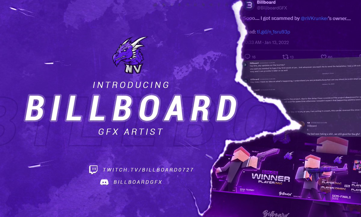 Introducing:
👤 <a href="/BillboardGFX/">Billboard</a> 

The dust has settled. | #EyesONnV