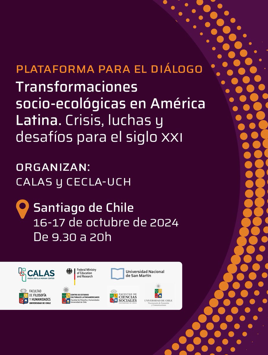 isabelpiper's tweet photo. Les invitamos a esta plataforma de diálogos sobre las transformaciones socio-ecológicas, considerando el extractivismo y el neocolonialismo como múltiples violencias que asolan a los territorios.

Nos acompañarán @ElisaLoncon @criordor Jaime Huenún y Elvira Hernández, entre otras https://t.co/oNEnRS0kcG