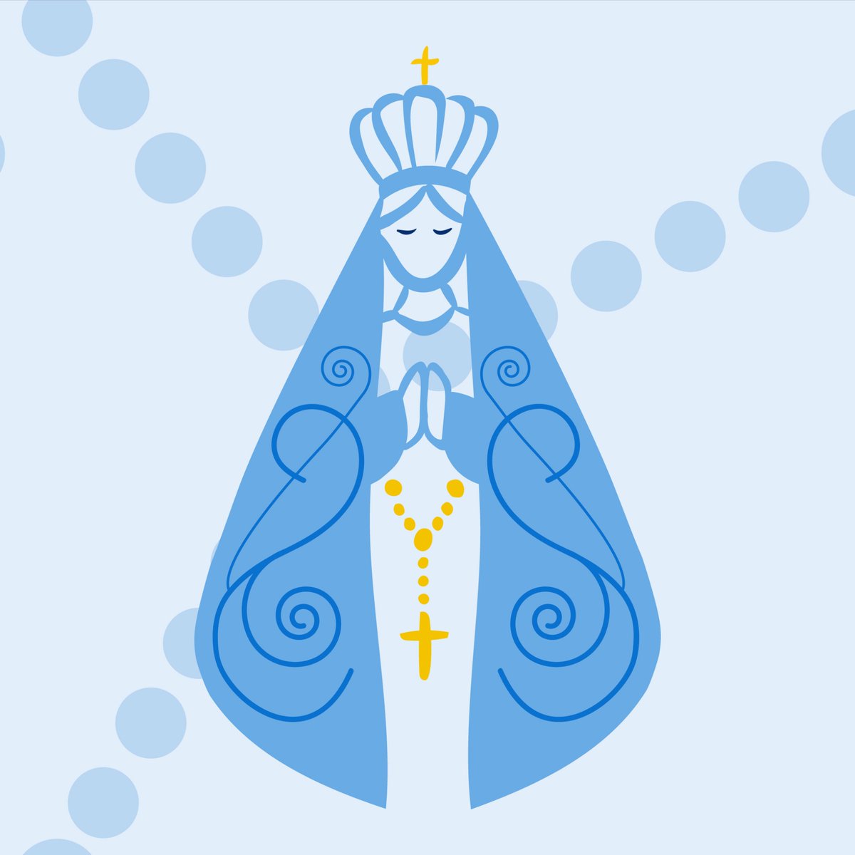 Today, we celebrate the Feast of Our Lady of the Rosary. Let us honor Mary, our mother and protector, and reflect on how the rosary strengthens our faith and brings us closer to God. 🙏🌹 #BellFaith #AMDG #JesuitSchools #GoBells