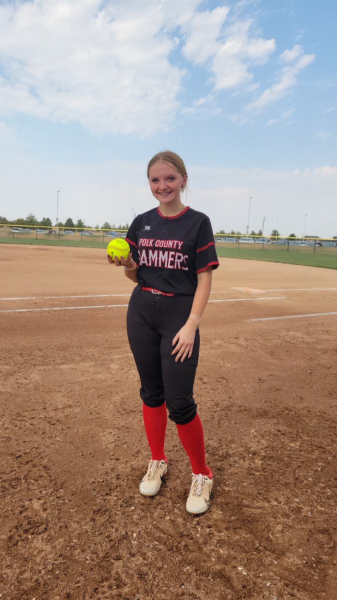 Slammers season comes to an end, but not before Junior Shyenne Krol hits her first homerun 💪🥎 #CrossCounty1 #OsceolaBulldogs #HPCstorm