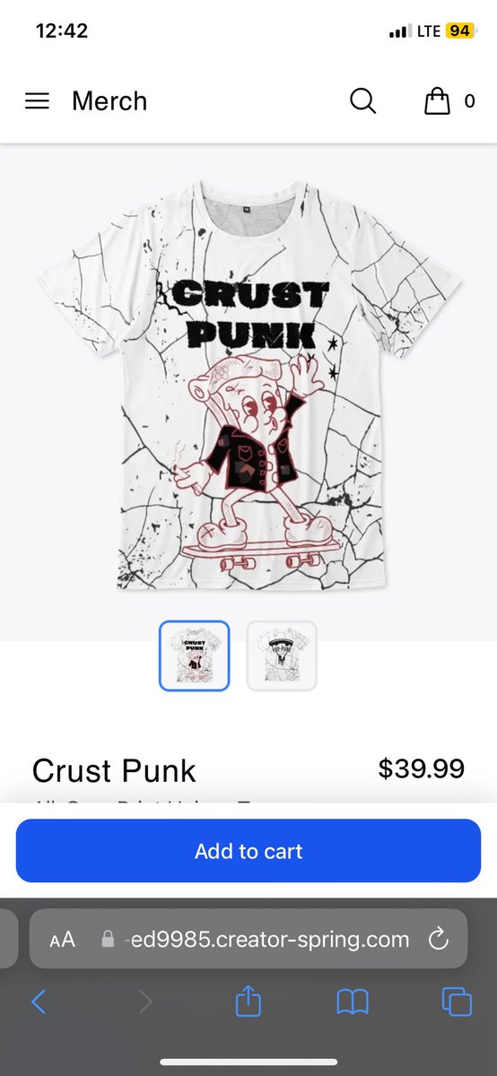 Exciting stuff! New design available in our merch store! 🧷
AND go to poppunkpizzapod.com/merch and enter code SPOOKYSZN at checkout for 20% off your order!
Discount only available for the month of October so get a lil sumn’ sumn’ now before you forget🎃

my-store-ed9985.creator-spring.com