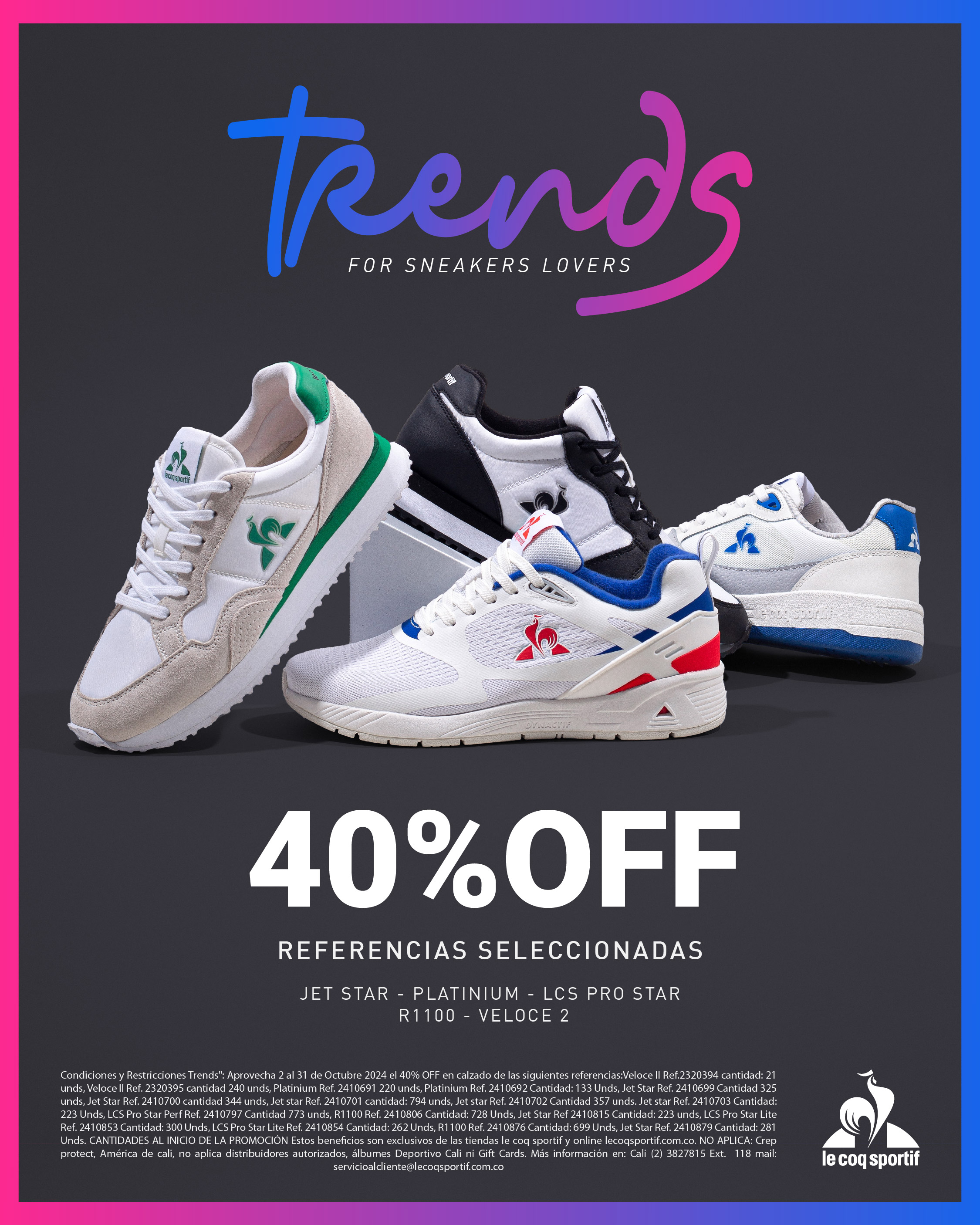 le coq sportif CO lecoqsportif co X
