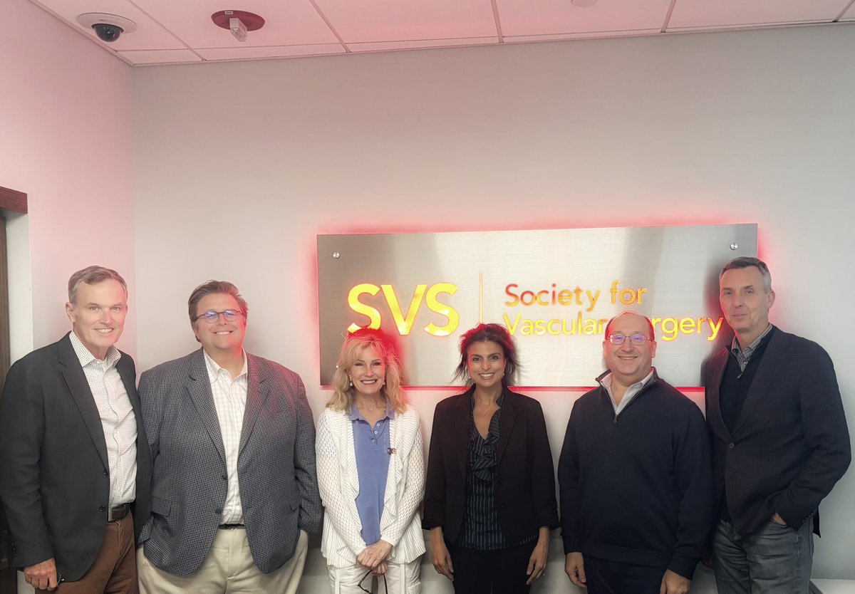 Matthew Smeds (@mattsmeds) on Twitter photo Always energized after our <a href="/JVascSurg/">Journal of Vascular Surgery</a> portfolio retreat! Great strategizing initiatives and catching up with <a href="/TL_Forbes/">Thomas Forbes</a>, <a href="/RLDalmanMD/">Ron Dalman</a>, <a href="/RuthLBush/">Ruth L Bush, MD, JD, MPH</a>, <a href="/adardik/">Alan Dardik MD PhD</a>, and <a href="/AnahitaDua/">Anahita Dua MD MS MBA FACS</a>!
<a href="/JVascSurgCIT/">JVS-Cases Innovations and Techniques</a> <a href="/JVSVL/">JVS - Venous and Lymphatic Disorders</a> <a href="/JVascSurgVI/">JVS - Vascular Insights</a> <a href="/JVS_VascSci/">JVS-Vascular Science</a> <a href="/VascularSVS/">Society for Vascular Surgery</a> Always energized after our <a href="/JVascSurg/">Journal of Vascular Surgery</a> portfolio retreat! Great strategizing initiatives and catching up with <a href="/TL_Forbes/">Thomas Forbes</a>, <a href="/RLDalmanMD/">Ron Dalman</a>, <a href="/RuthLBush/">Ruth L Bush, MD, JD, MPH</a>, <a href="/adardik/">Alan Dardik MD PhD</a>, and <a href="/AnahitaDua/">Anahita Dua MD MS MBA FACS</a>!
<a href="/JVascSurgCIT/">JVS-Cases Innovations and Techniques</a> <a href="/JVSVL/">JVS - Venous and Lymphatic Disorders</a> <a href="/JVascSurgVI/">JVS - Vascular Insights</a> <a href="/JVS_VascSci/">JVS-Vascular Science</a> <a href="/VascularSVS/">Society for Vascular Surgery</a>
