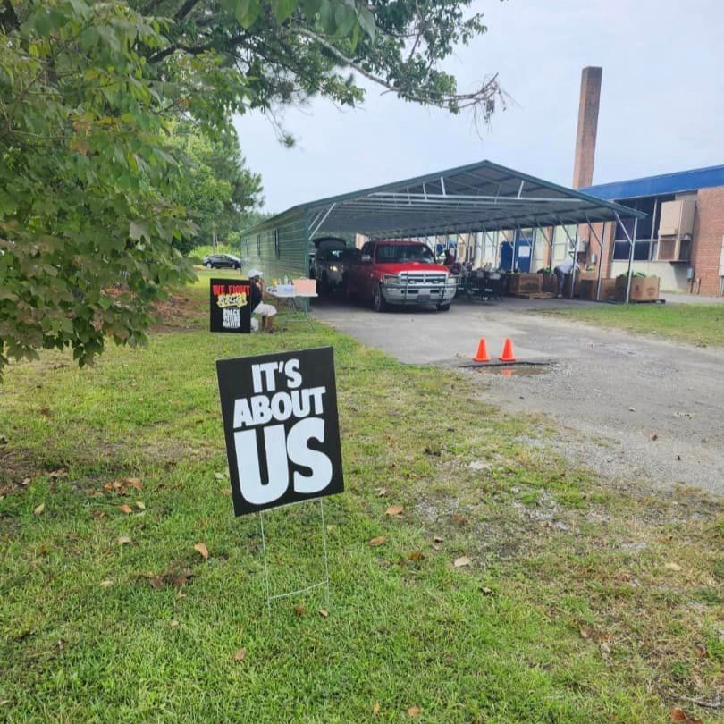 Shoutout to our partners at The Entity Enterprise for their amazing get out the vote efforts in Bertie County, NC at the Good Shepherd Food Pantry!

With hundreds of cars stopping by for groceries and produce boxes, they’re making sure our community is informed and ready to vote.